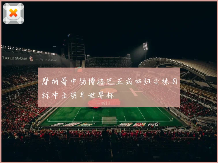 摩纳哥中场博格巴正式回归合练目标冲击明年世界杯