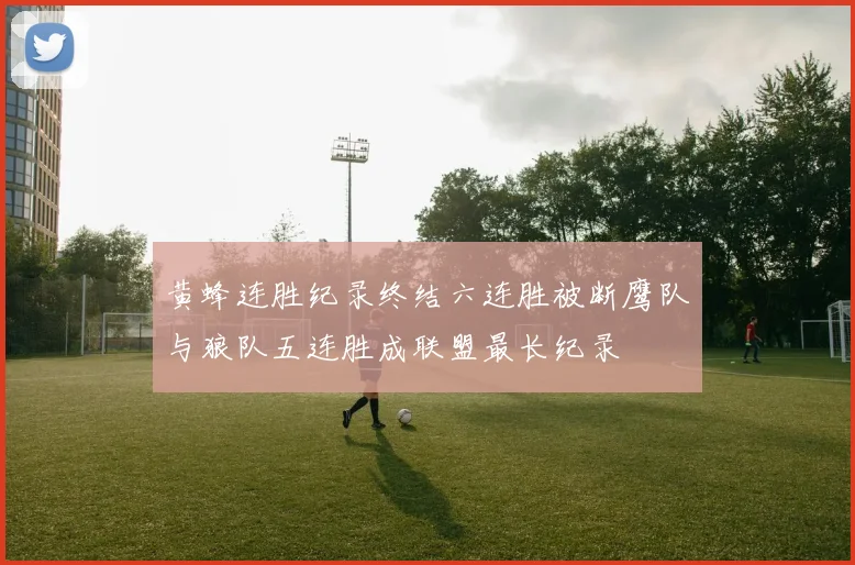 黄蜂连胜纪录终结六连胜被断鹰队与狼队五连胜成联盟最长纪录